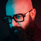 Des Vintage Black Square Glasses Frame Rectangle Frames Southood